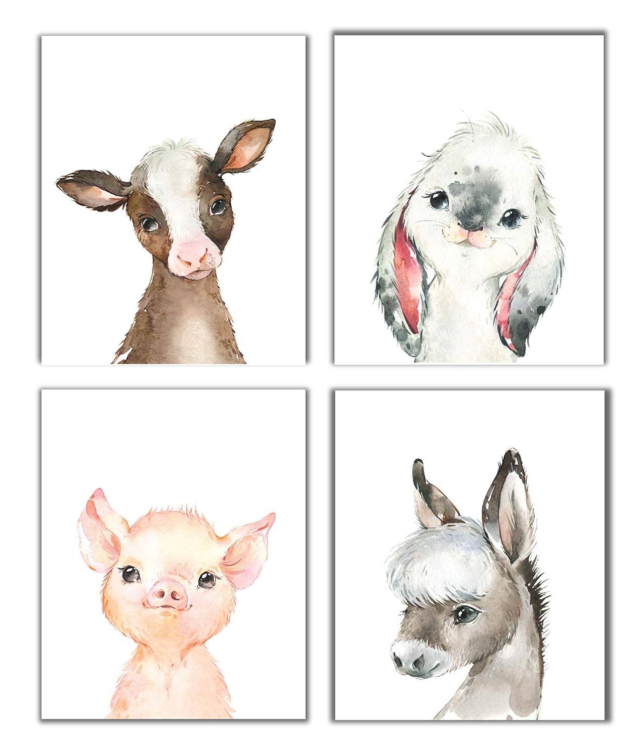 farm animal prints for nursery