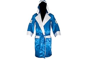 CLETO REYES Satin Boxing Robe with Hood for Men and Women, Adult Unisex Competition Uniform Apparel Clothes