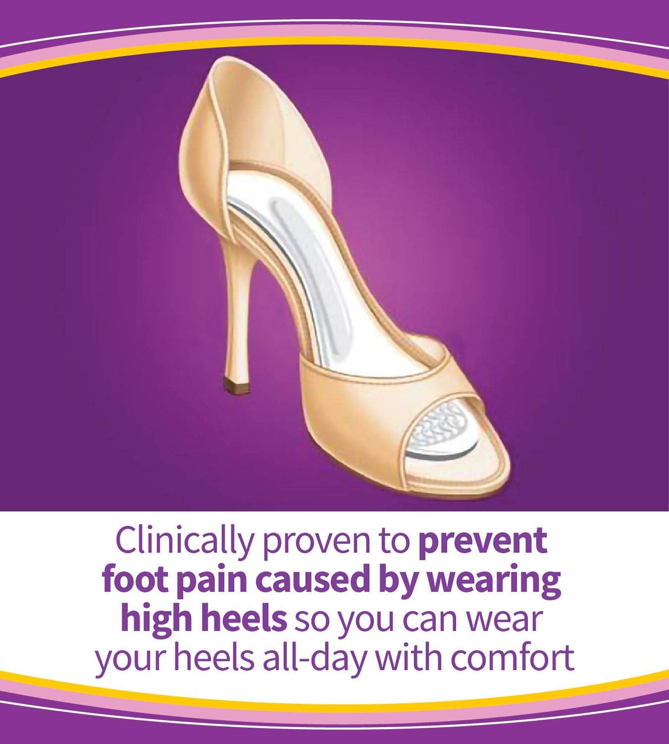 Dr. Scholl's High Heel Relief Insoles for Women, Shoe inserts (Womens 6-10): Health & Personal Care