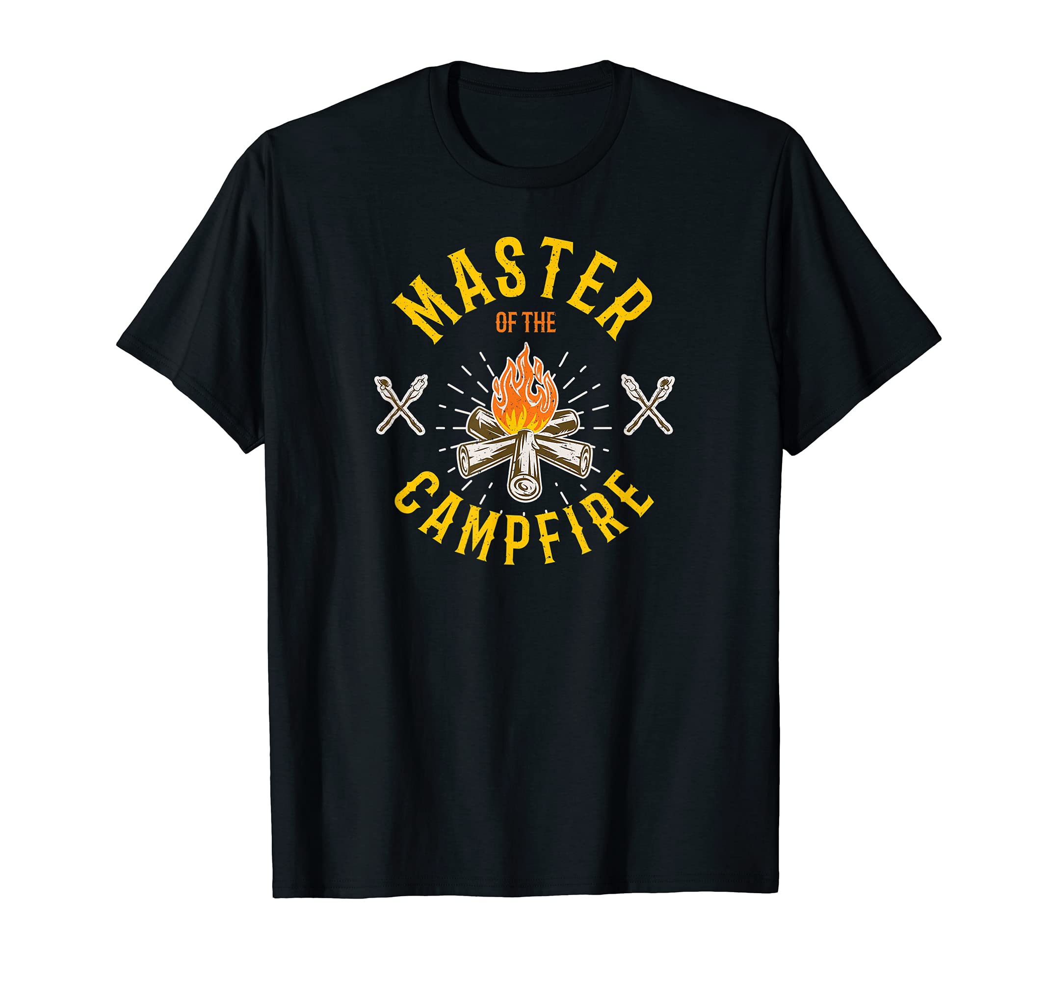 Camping Master Of The Campfire Funny Summer Vacation Hiking T-Shirt