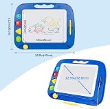 SGILE Large Magnetic Drawing Board for Toddlers 1 2 3 4 Years Blue Educational view 3