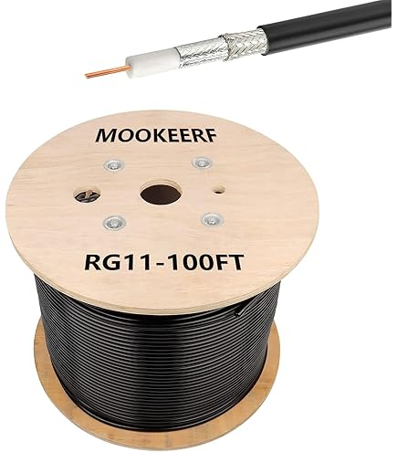 Amazon.com: RG11 CABLE with F Connectors - Tri-Shield Underground