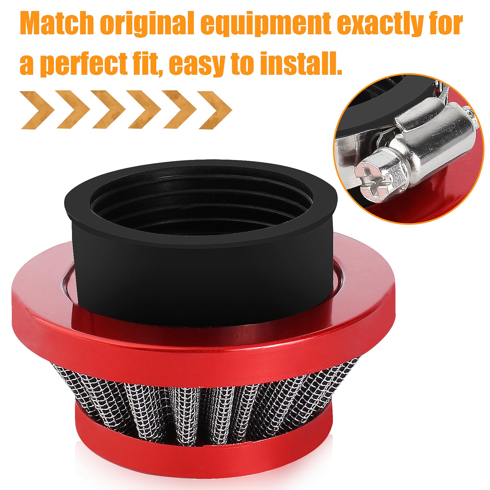 WOOSTAR Air Filter Replacement for 2-Stroke 23cc 33cc 47cc 49cc Scooter WOOSTAR Air Filter Replacement for 2-Stroke 23cc 33cc 47cc 49cc Scooter