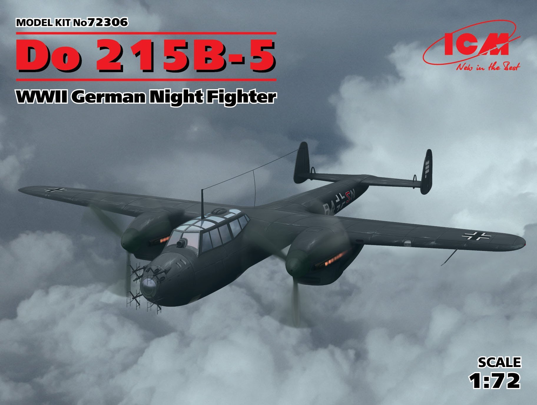 ICM 72306 Model Kit Do 215B-5 WWII German Night Fighter