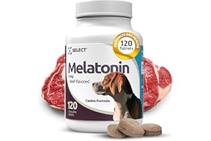 Melatonin for Dogs 3 mg Chewable Beef Flavor 120 Tabs