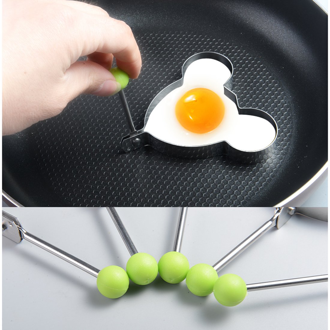 Product Egg Molds Rings Fried Egg Shaper Shaped Egg Mold Ring