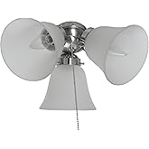 Maxim FKT207FTSN Basic-Max 3-Light Kit, 180 Total Watts, Satin Nickel (Bulbs Not Included)