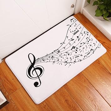 Amazon De Wevgouo Manueller Kuchenlaufer Teppich Flannel Weiss