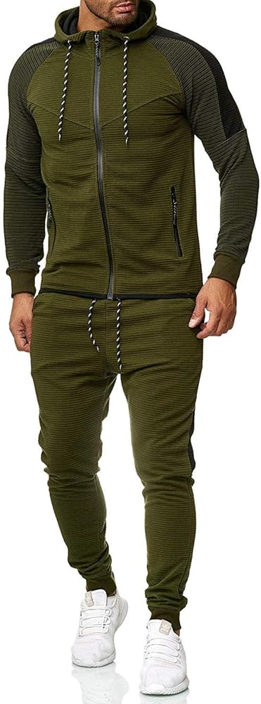 tan sweatsuit mens