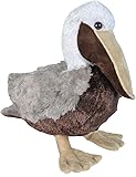 Wild Republic Brown Pelican Plush, Stuffed Animal, Plush Toy, Gifts for Kids, Cuddlekins 15 inches