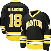 Happy Gilmore #18 Jersey Boston Adam Sandler 1996 Movie Ice Hockey Jersey Stitched S-XXXL, 90S Hip Hop Clothing for Party