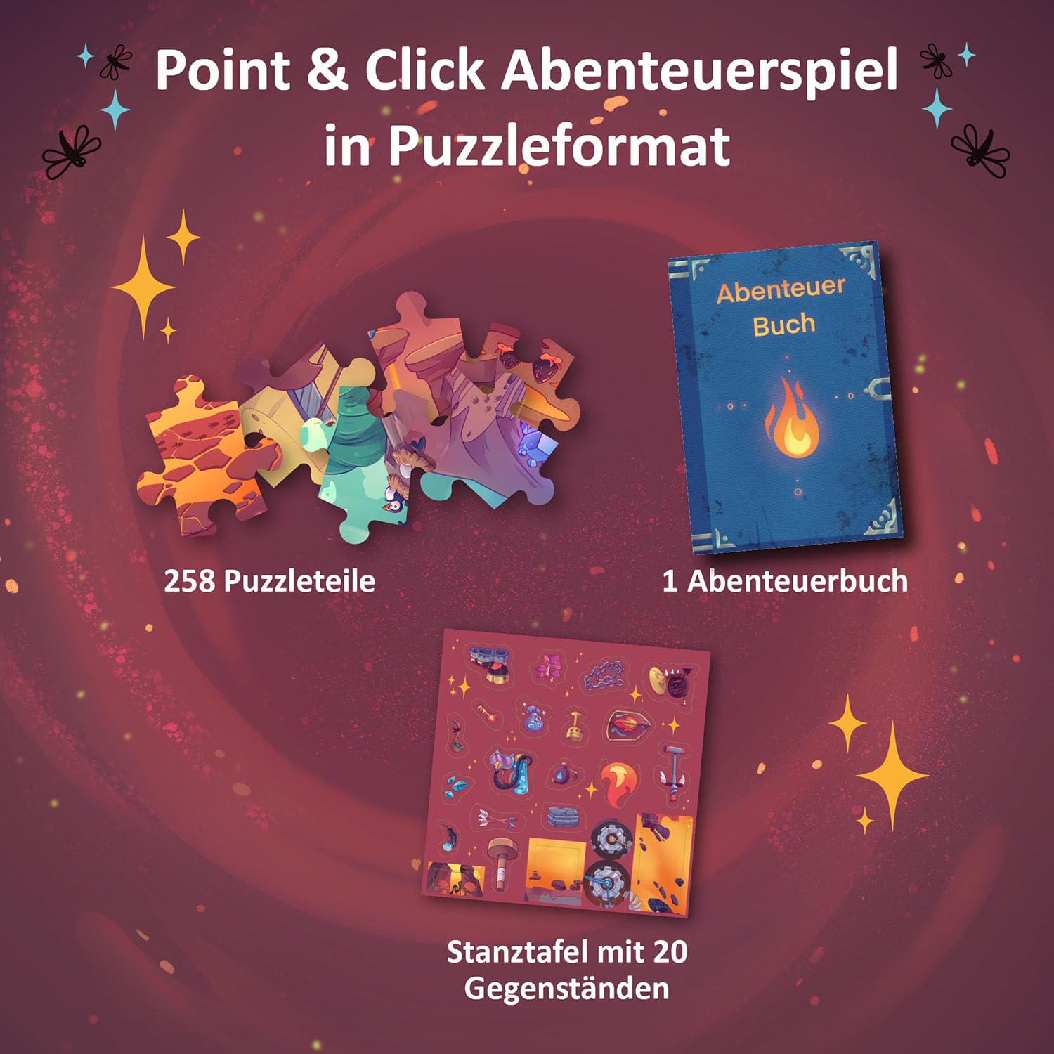 Kosmos Adventure Puzzle In den Tiefen des Vulkans, 258 Teile 2