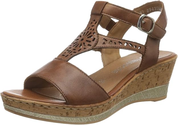 Amazon.com | Remonte Women's T-Bar Sandals | Sandals