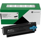 Lexmark 55b1000 Return Program Toner, 3,000 Page-Yield, Black | Black toner cartridge with 3000 page yield and compatibility for MS331dn, MS431dn and MX431adw