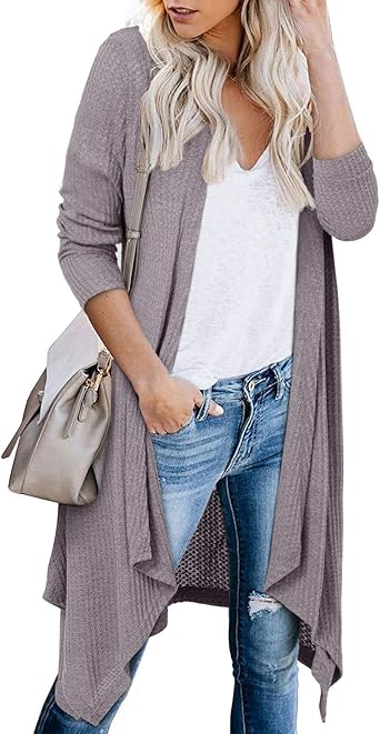 loose knit casual cardigan
