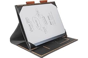 TURBOSNAIL Handmade Remarkable 2 Case Leather,Genuine Leather Folio Cover for 2 Remarkable, Customized Gift Birthday Gift for Him Or Her (Black)