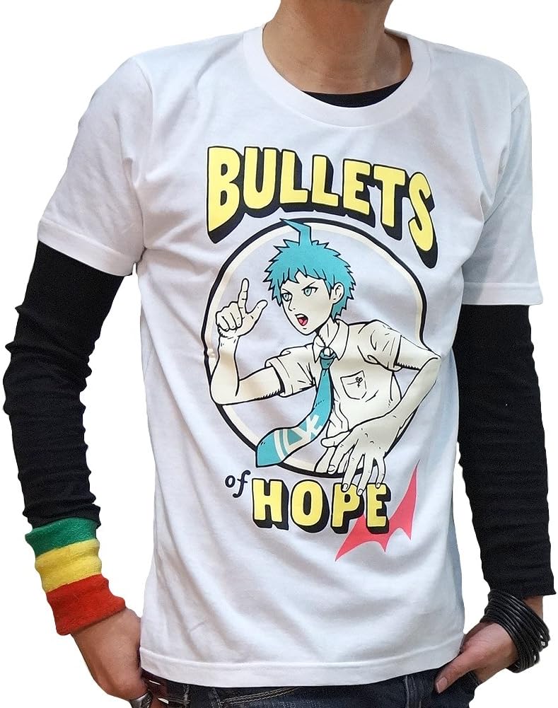 Hippies Womens Mens Danganronpa Hajime Hinata Anime Tshirts