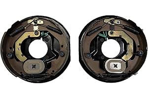 AXLETEK ELECTRIC BRAKES Complete Trailer 10 X 2-1/4 Electric Brake Assembly Lh & Rh for 3,500 Lbs Axles