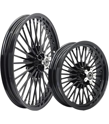 Amazon.com: TOFR 19x2.5 Gloss Black Front Wheel Rim 36 Fat King