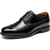 Bruno Marc Men's Dress Brogue Wingtip Oxford Shoes | Dress Classic Business Lace-Up with Oxford Lining stylish design for Weddings, Office, Commutes, All-Day Comfort Secure Fit