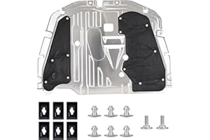 WZRASMILES 74110-TBA-A00 Engine Splash Guard with mounting Screws Compatible with Honda Civic 2016-2021 Replace:74112-TBA-A00 90674-TY2-A01