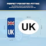 Rubigo 3 Pack UK Car Stickers Vinyl Legal Size EU Brexit Flag Replacement view 3