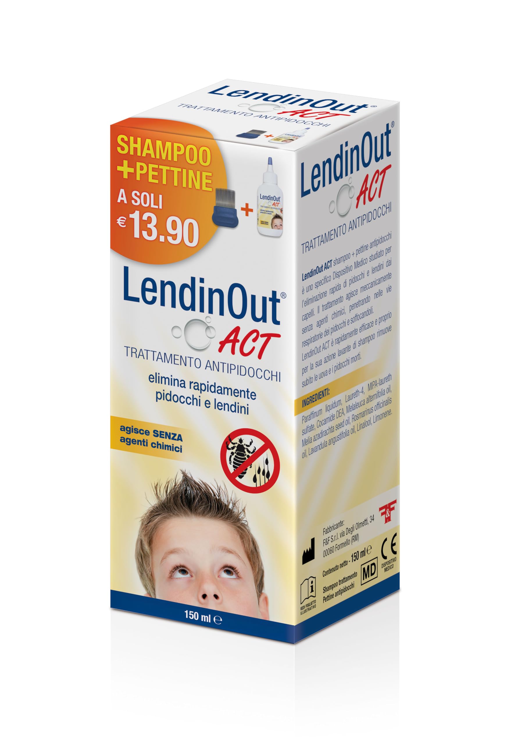 F&F Lice Treatment, 150 ml