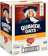 Quaker - Copos de avena clásica tradicional, proyecto verificado sin OGM, dos bolsas de 64 onzas en la caja, 90 porciones, 4 