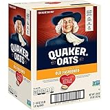Quaker Old Fashioned Rolled Oats, Non GMO Project Verified, Two 64oz Bags in Box, 90 Servings