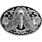 HLYMPONY Western Belt Buckle for Men Women Vintage Cowboy Cowgirl Texas Rodeo Poker Belt Buckles
