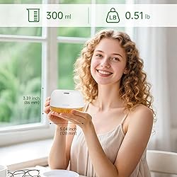 ASAKUKI Essential Oil Diffuser, 300ml Ultrasonic