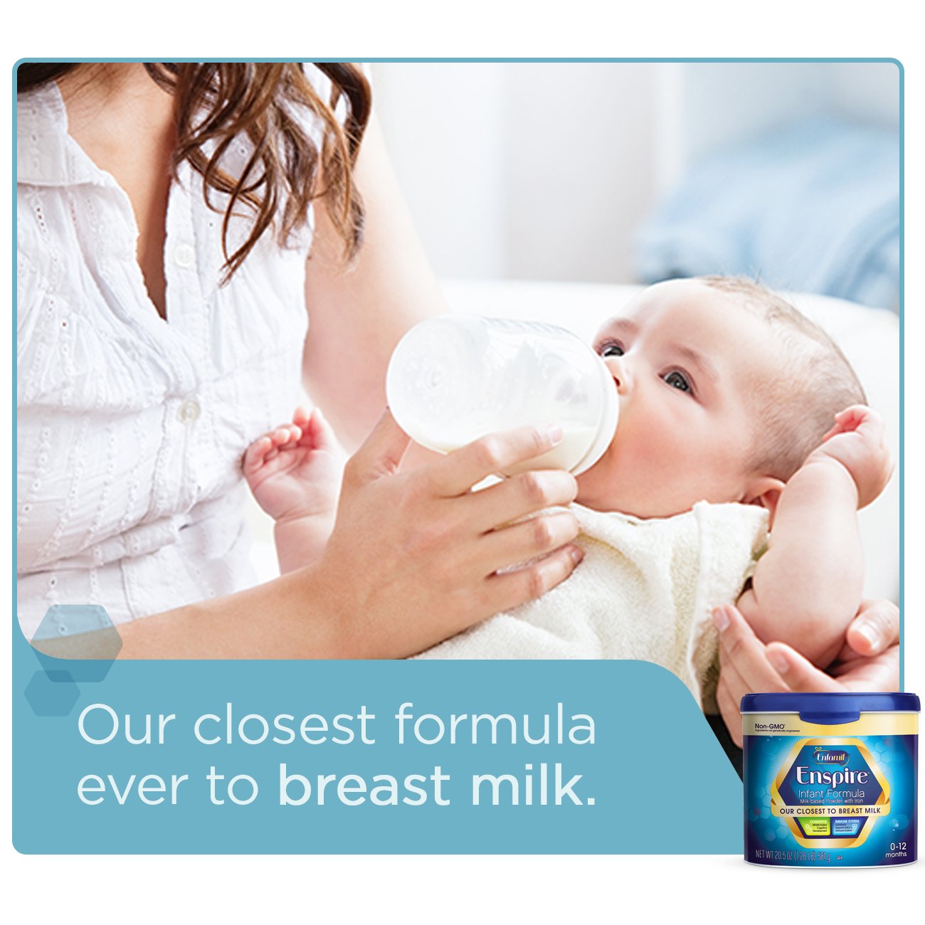 Enfamil Enspire Infant Formula Our Closest to Breast Milk Reusable