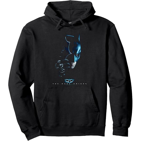 DC Comics The Batman Kapuzenpullover – 'Raining Vengeance' Design, 100% Baumwolle, Schwarz