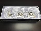 Joe Davies My First Tooth and Curl Cinderella Carriage Christening Gift Silver view 2
