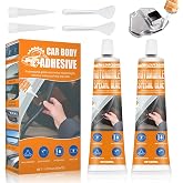 LIKFCBOND Automotive Adhesive 100ml, Car Trim Glue Silicone Sealant Black | Car Body Repair Glue Heat Resistant, for Car Exterior, Interior, Door, Handle, Weather Strip, Rubber Seal