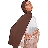 VOILE CHIC Non-Slip Premium Chiffon Hijab Scarf for Women - Lightweight Head Scarf Wrap for Full Coverage and All Day Comfort