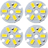 uxcell 300mA 3W LED Chip Bulb Surface Mounted Devices Light Beads Warm White Super Bright High Power or Floodlight 4pcs