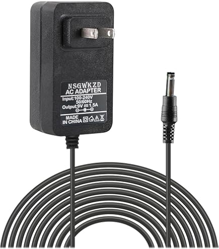 Alimentatore OMNIHIL 9V 8ft Per Bici Verticale Schwinn 170, Adattatore AC/DC