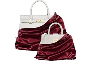 P Pothuiny 2 Pcs Satin Dust Bags for Handbags