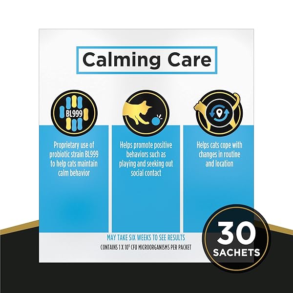 PURINA PRO PLAN VETERINARY SUPPLEMENTS CALMING CARE CAT SUPPLEMENTS – 30 CT. BOX