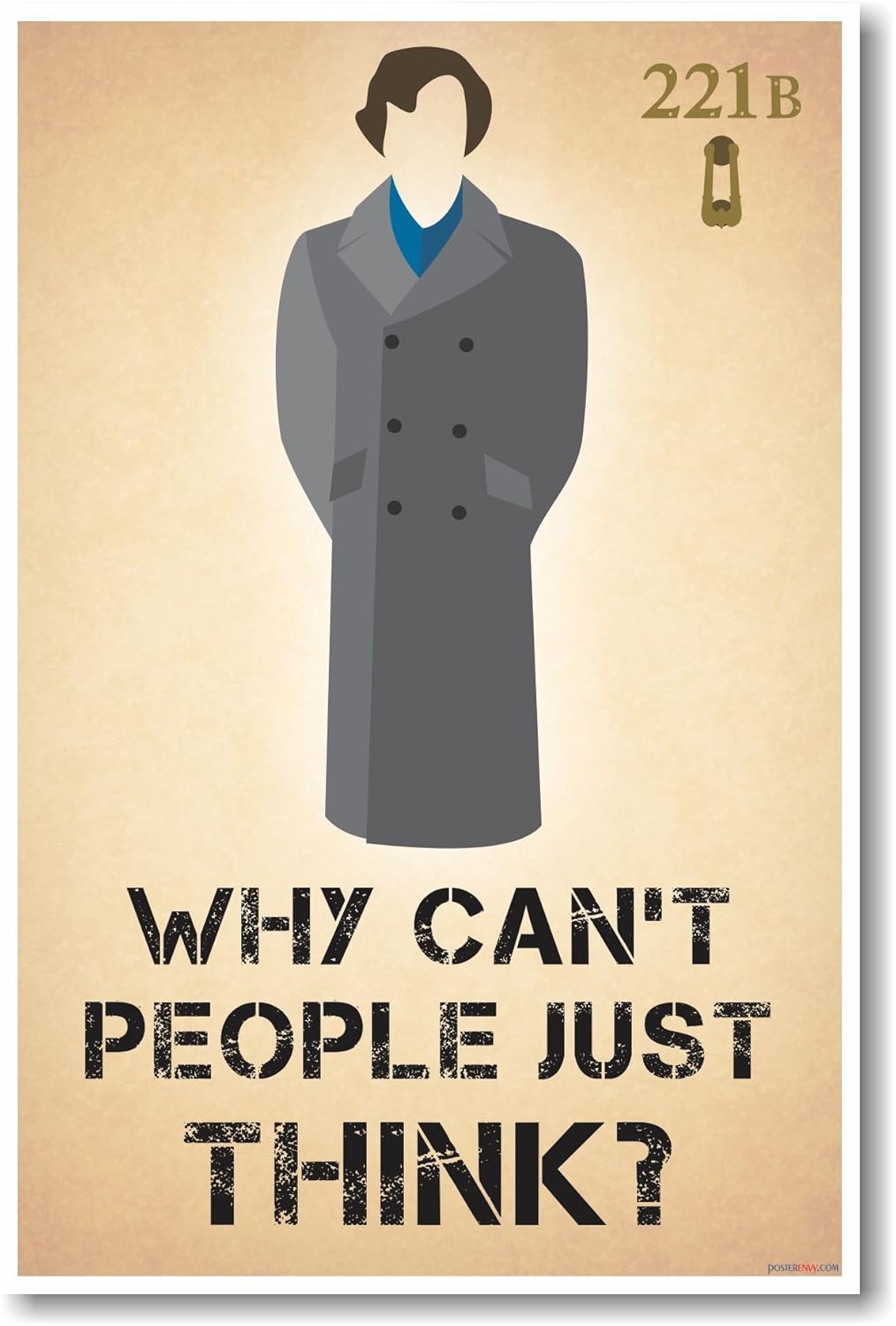 Sherlock Holmes - Why Can't People Just Think - New Benedict Cumberbatch Poster