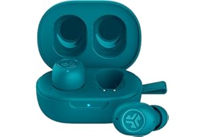JLab JBuds Mini True Wireless Bluetooth Earbuds + Charging Case - Teal - IP55 Sweat and Dust Proof - Bluetooth Multipoint - B
