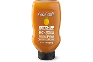 COSÌ COM'È Cosi Come - Italian Yellow Tomatoes Ketchup, 9.88 oz (280 gr), No preservatives, No Artificial Flavors, Non GMO