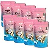 Original Coconut Crispy Rollers | Ava Organics, Gluten Free, Kosher, 8 Pack | Non-GMO, Vegetarian, Paleo certified, Lightly sweetened, Baked not fried, Whole food ingredients, No refined sugar