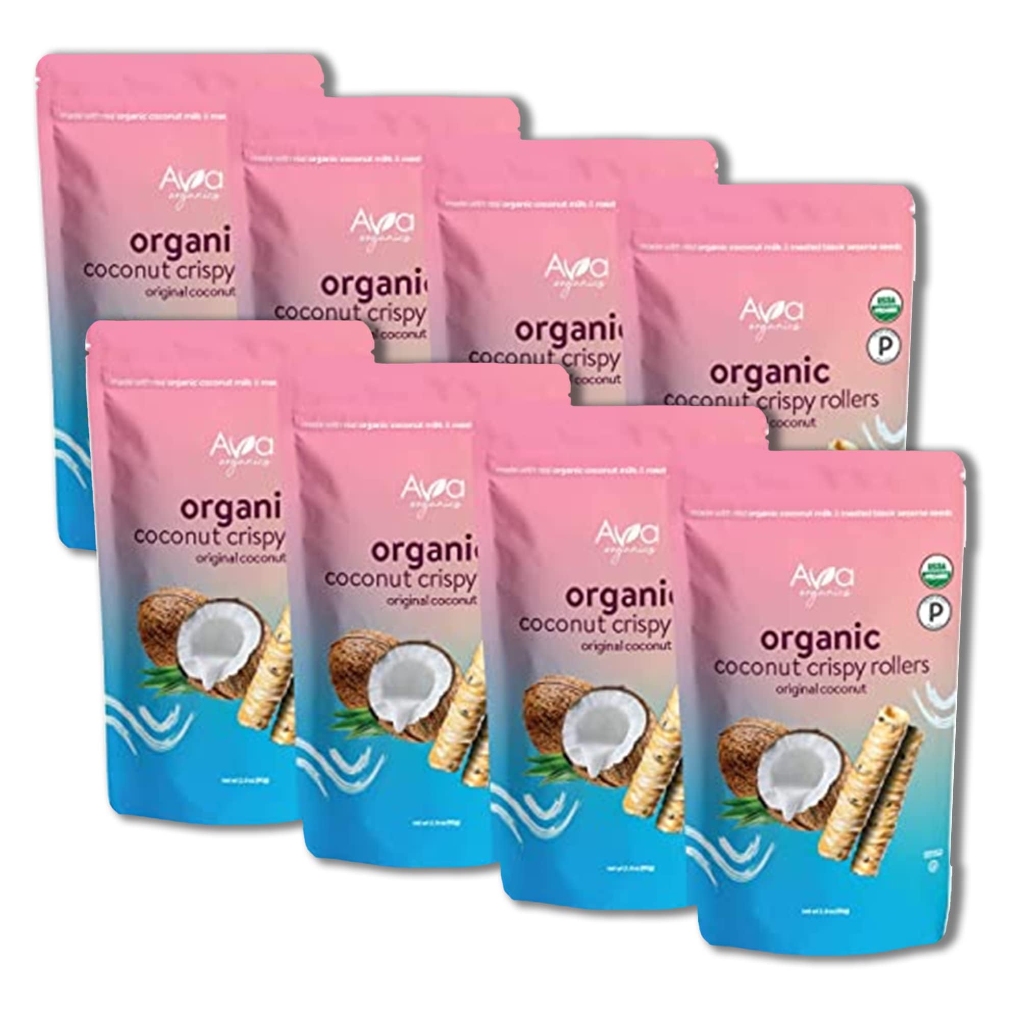 Original Coconut Crispy Rollers (2.8 oz bags) Ava