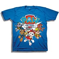Nickelodeon Boys Paw Patrol Short Sleeve Tee - Rubble, Chase & Marshall Graphic T-Shirt