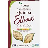 NOW Foods, Organic Quinoa Macaroni, Gluten-Free, Elbow Pasta, 8 oz