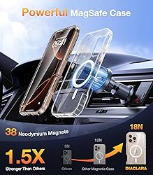 Diaclara Designed for iPhone 16 Pro Case, Full Body