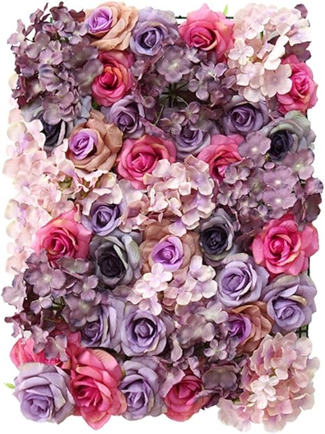 Amazon Co Jp Lvzaixi フラワーウォールパーティー花の装飾個人的な写真の背景 結婚式春フラワーガーデンの肖像画 Color B Size 40x60cm ホーム キッチン