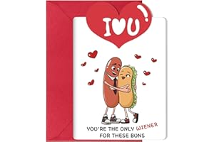 Valentines Day Cards, Funny Greeting Card for Husband Boyfriend Him Fiance Men Cheeky Love Adults, Premium Quality Romantic H